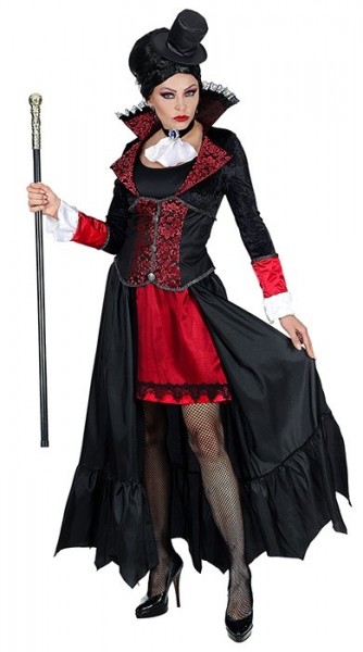 Lady Evina Vampir Kostüm für Damen 2