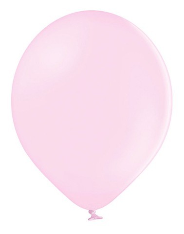 10 feestballonnen ster pastel roze 27cm