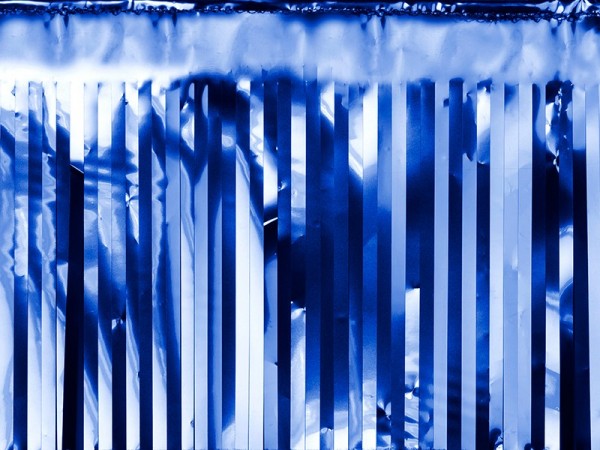 Blue party curtain 19 x 400cm