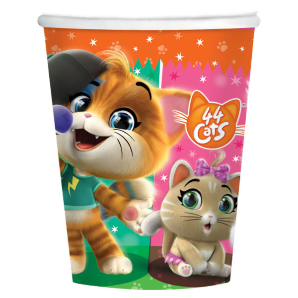 8 party cups 44 Cats 250ml