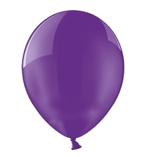 100 ballons cristal violet 36cm