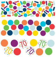 Fête de confettis 70e anniversaire confettis 34g
