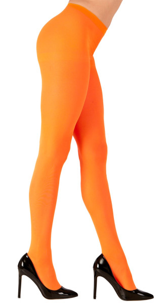 Panty neon oranje 40 DEN