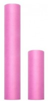 Voorvertoning: Tule stof Luna roze 9m x 30cm