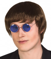 Niebieskie okulary hipisowskie John Lennon