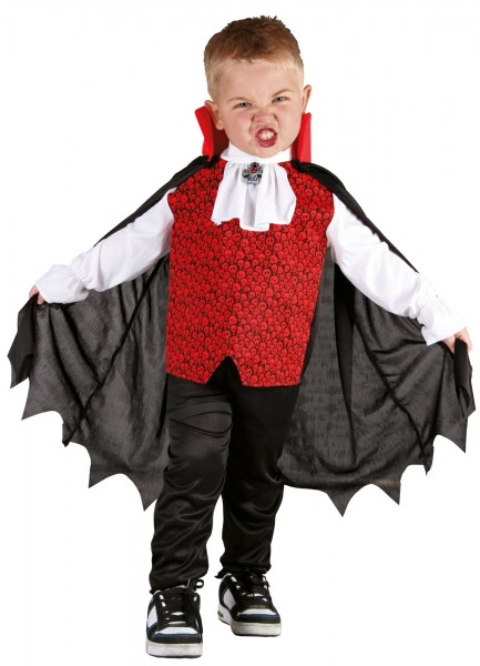 Tæl Dracula vampyr kostum til børn