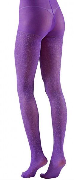 Glitter tights Liliana 40DEN purple 2