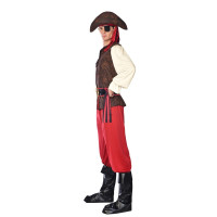 Einäugiger Piet Piraten Kostüm für Herren