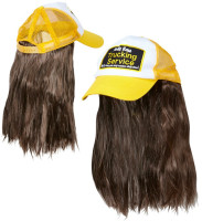 Anteprima: Cappello da camionista con capelli lunghi