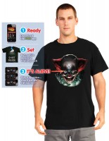 Horror clown t-shirt with special effects