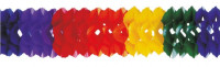XL regenboog kleurrijke slingers 16 cm x 4 m
