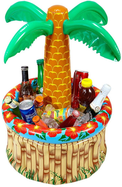 Inflatable cooler in the Caribbean look