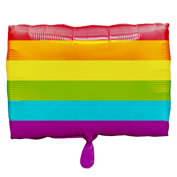Globo foil bandera arcoiris 43cm