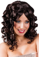 Party Girl Curly Wig Black