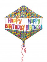 Vorschau: Geburtstagsballon Coloursplash