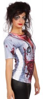 Aperçu: T-shirt femme zombie infirmière