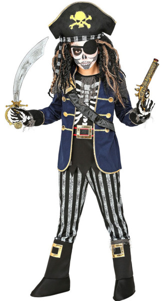 1 Skelett Pirat Amaury Kinderkostüm 3