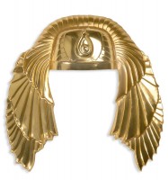 Vorschau: Ägyptischer Pharaonen Kopfschmuck Gold