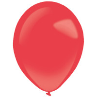 50 Latexballons Apfelrot 27,5cm
