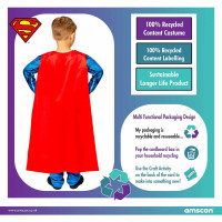 Oversigt: Superman kostume til børn genbrugt