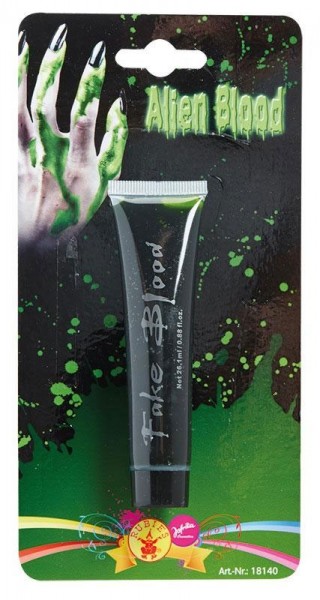 Green alien blood makeup tube