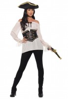 Preview: Noble pirate blouse Pia for women Premium