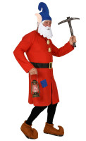 Preview: Dwarf costume for adults in red