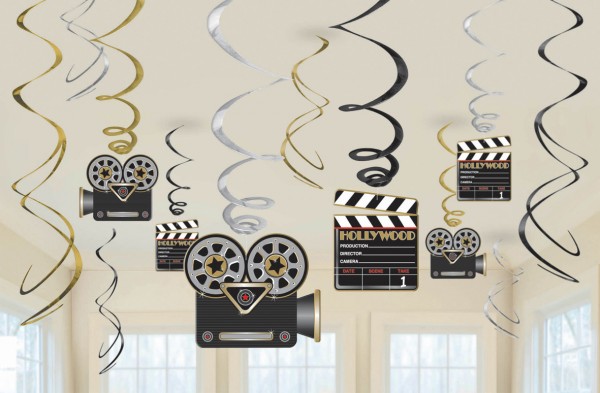 Hollywood Dream Swirl Hanging Decoration 61cm