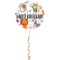Party animals birthday balloon 45cm