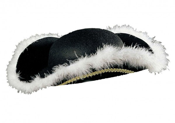 Sombrero pirata de plumas clásico