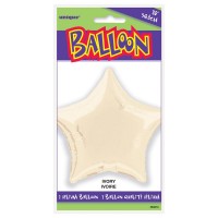 Aperçu: Ballon aluminium Rising Star ivoire
