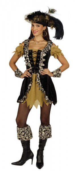 Goldie Pirate Bride dames kostuum