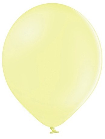 10 balonów Partystar pastelowy żółty 27 cm