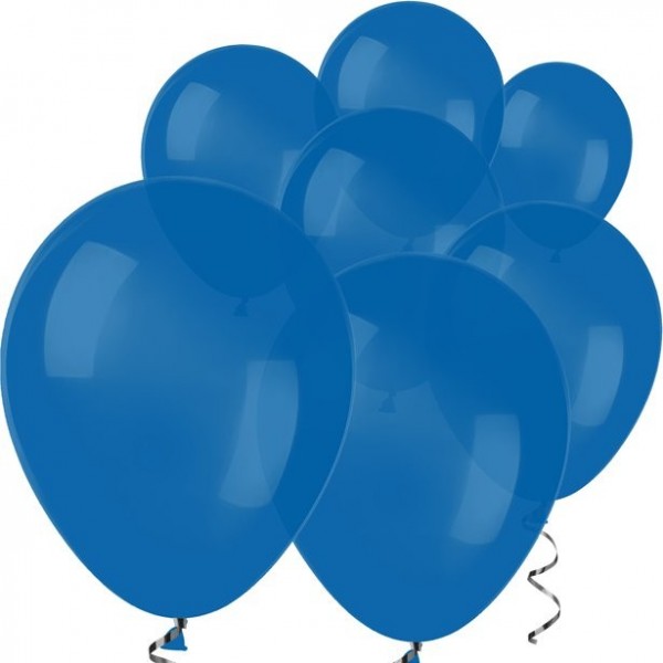 100 Königsblaue Mini Luftballons 12,7cm