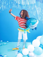 Voorvertoning: Folieballon Sharky 1m