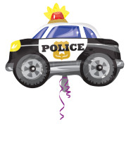 Folienballon Polizeiwagen Figur