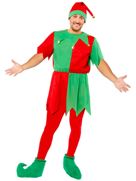 Christmas elf men's costume