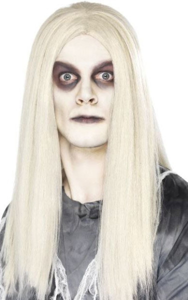 Blonde demon Halloween wig