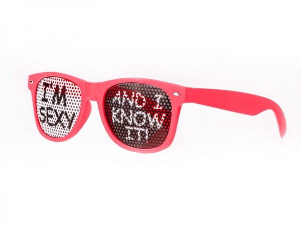Sexy And I Know It Partybrille 15x5x14cm 2