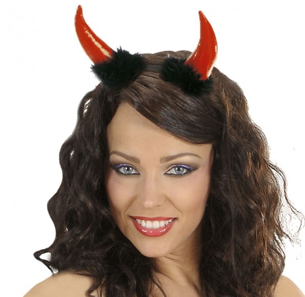 Devil horns headband 3