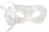 Anteprima: Maschera per gli occhi innocente con fiore bianco