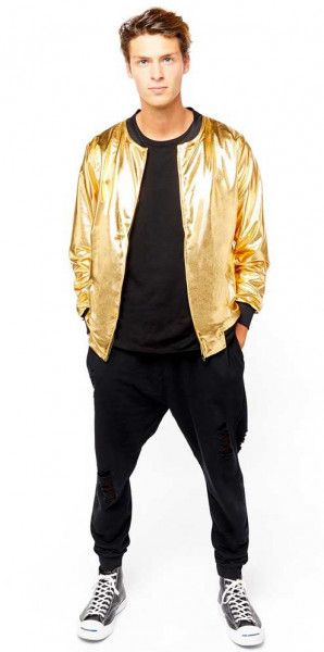Hip Hop Rapper Jacke gold unisex
