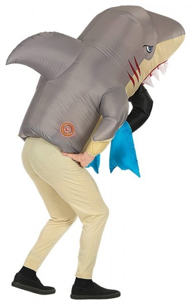 Inflatable shark attack costume for men 3