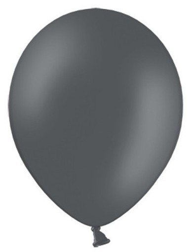 100 palloncini in lattice grigio pastello 30 cm