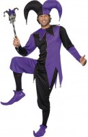 Oversigt: Court jester Jolly Molly herre kostume
