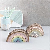 Preview: Wood rainbow blank with bark