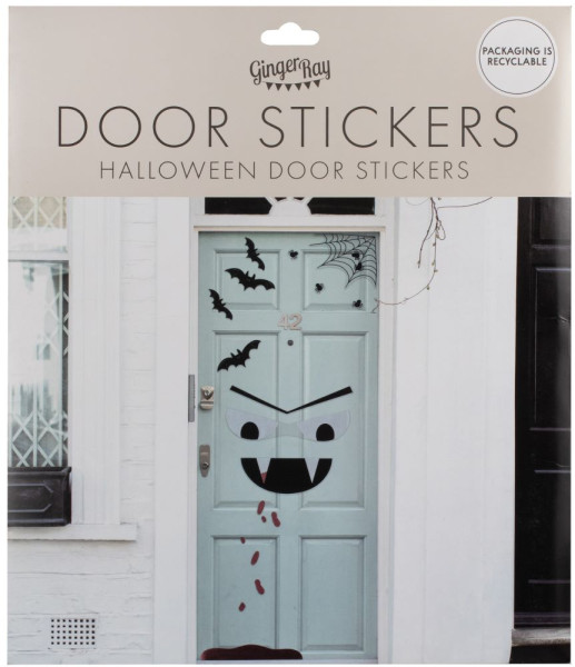 Gruselige Vampir Tür-Sticker 3