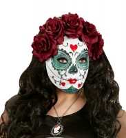 Rose mask Dia De Los Muertos