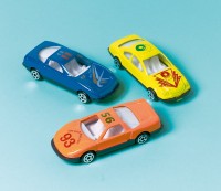 Feestspeelgoed autos racen speedsters 12 stuks