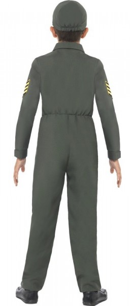 Costume da aviatore dell'esercito americano per bambini 2